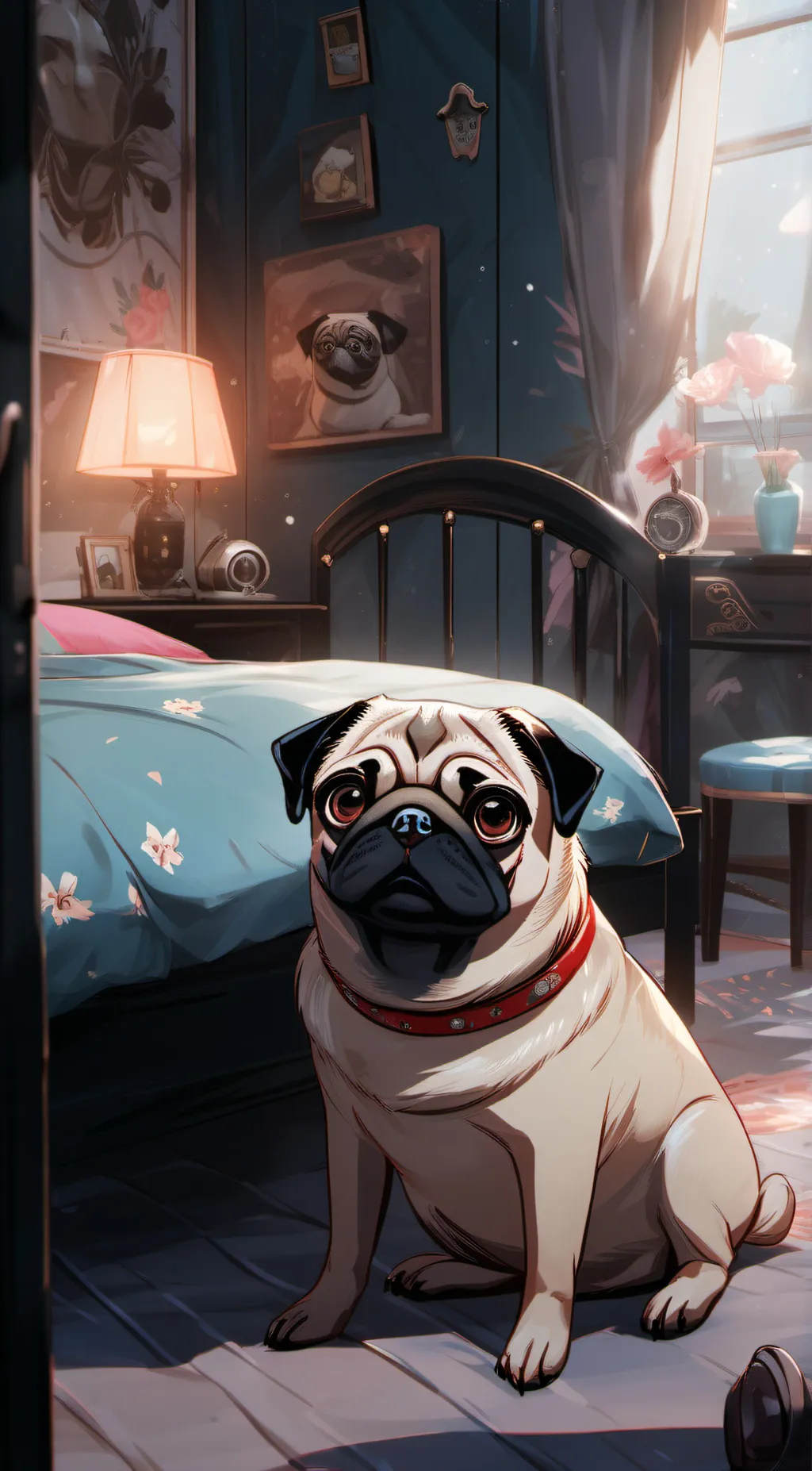 ai character: Viola  background