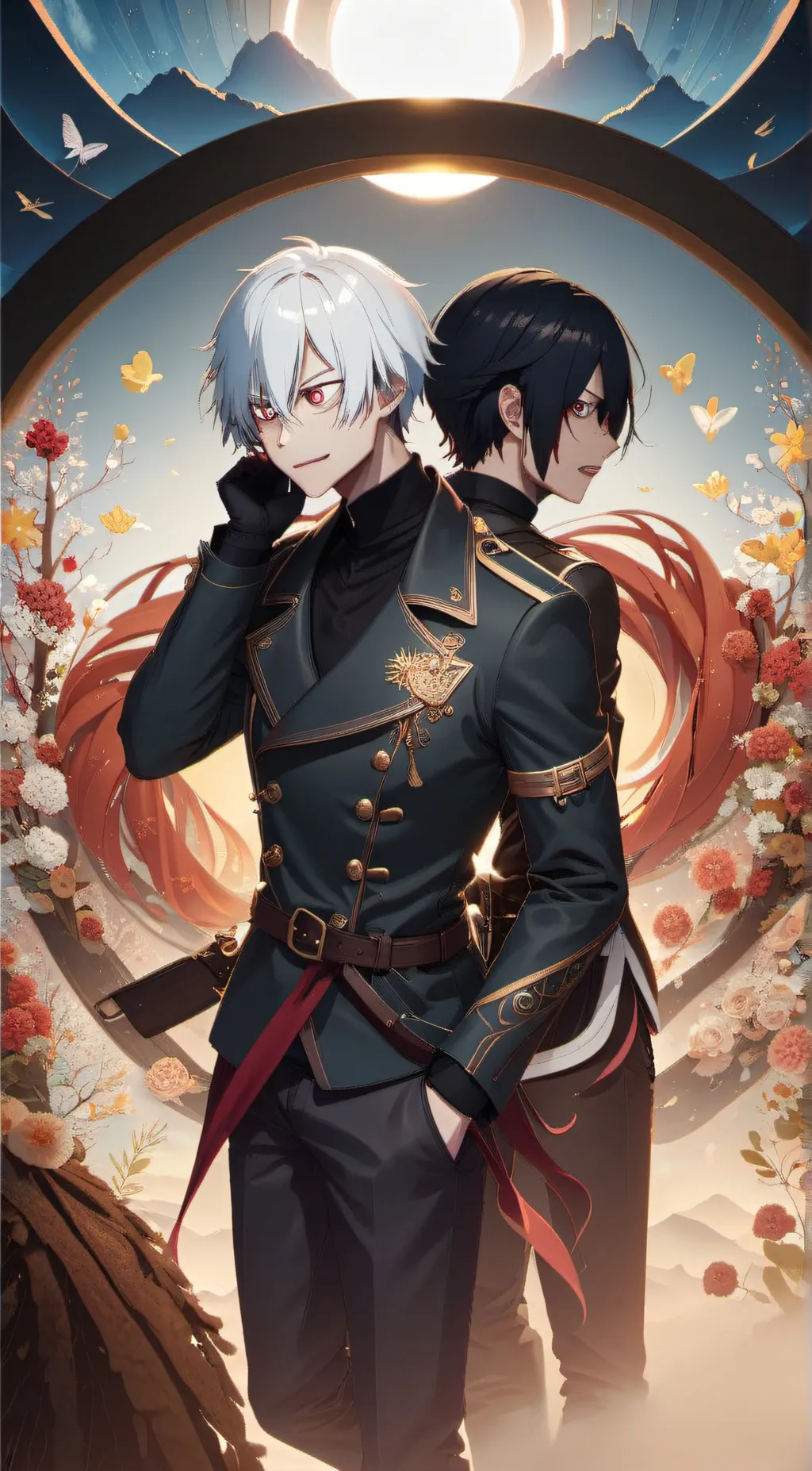 ai character: Todoroki, Deku, Bakugo background