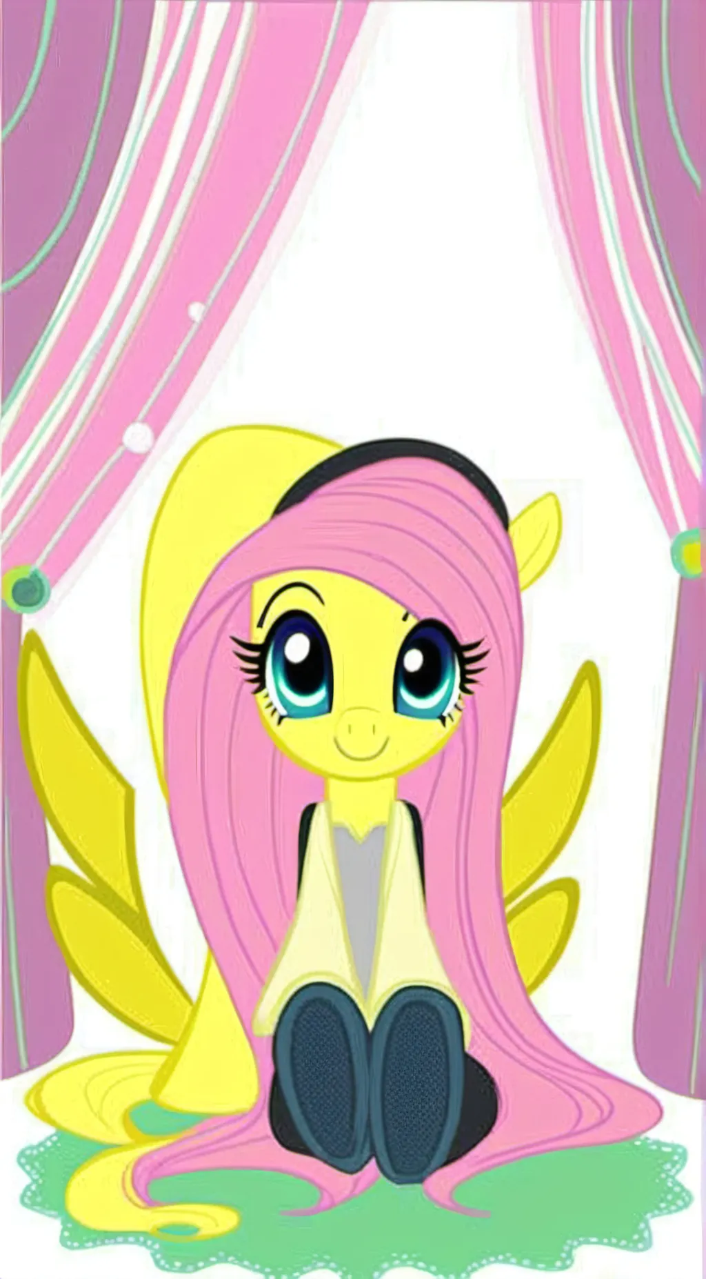 ai character: Fluttershy background
