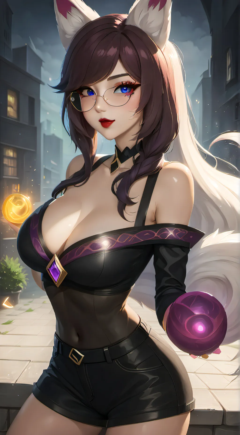 ai character: Ahri background