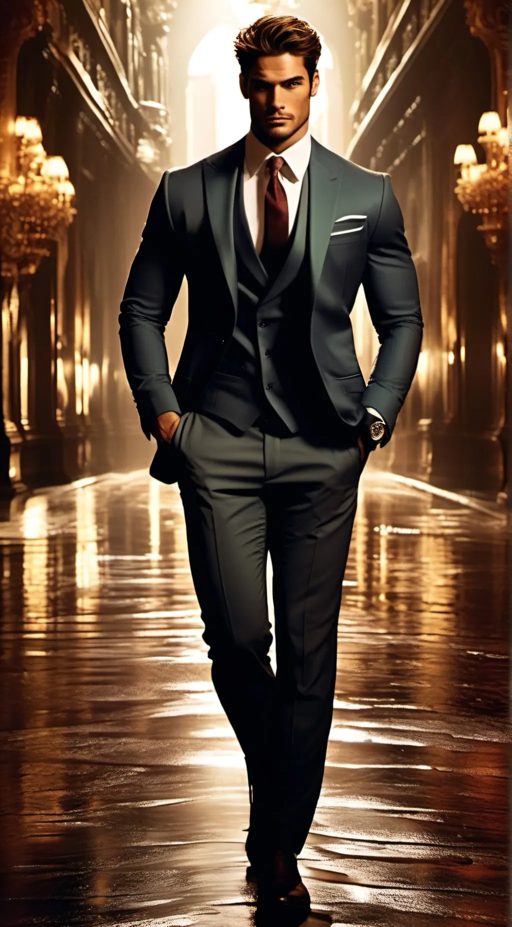 ai character: Kane West background