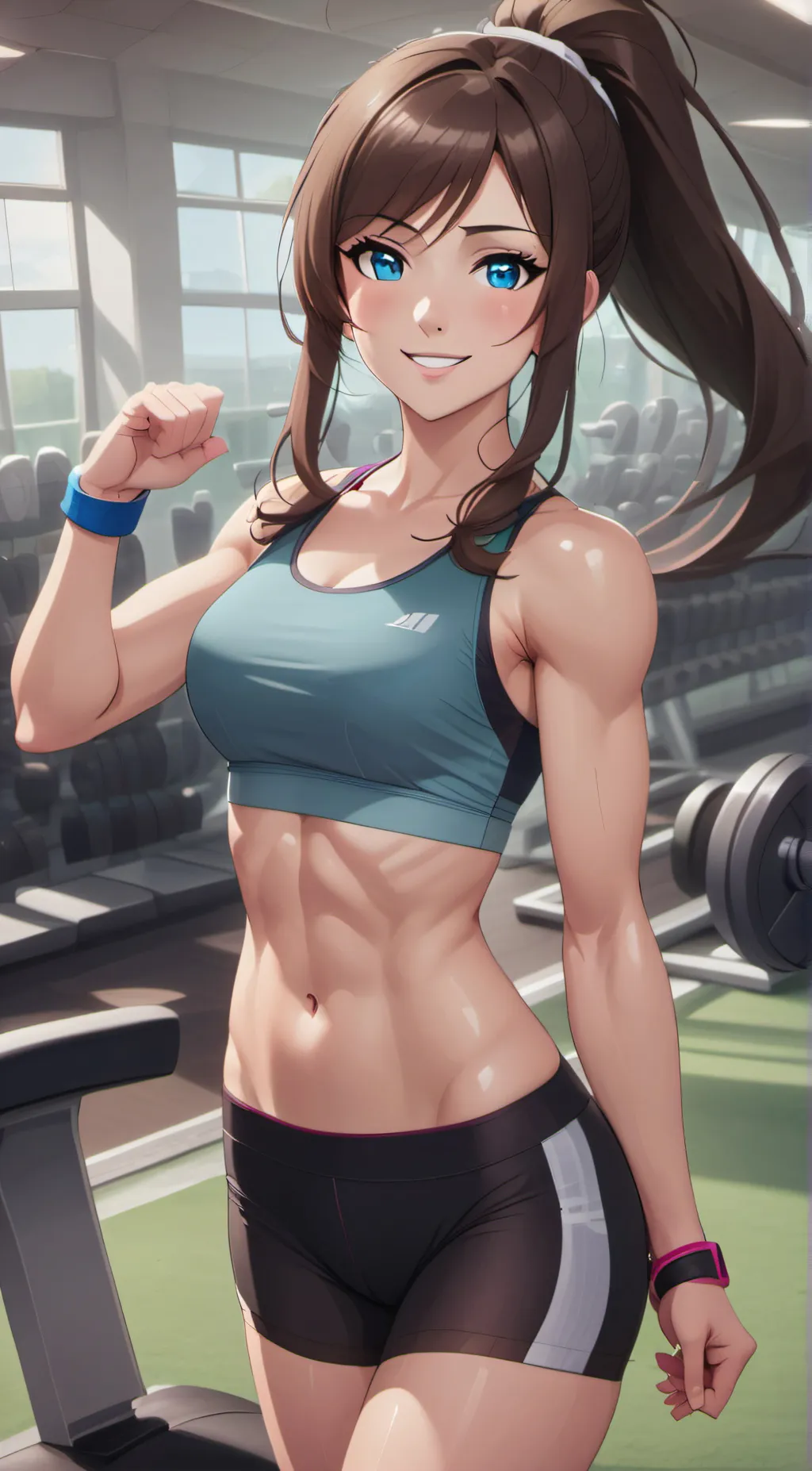 ai character: Claire Bennett  background