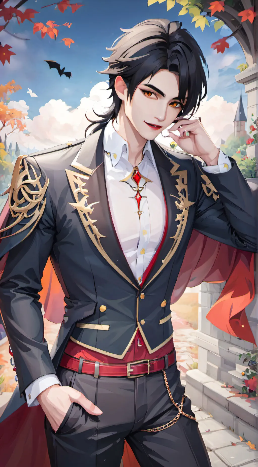 ai character: Vampire husband background
