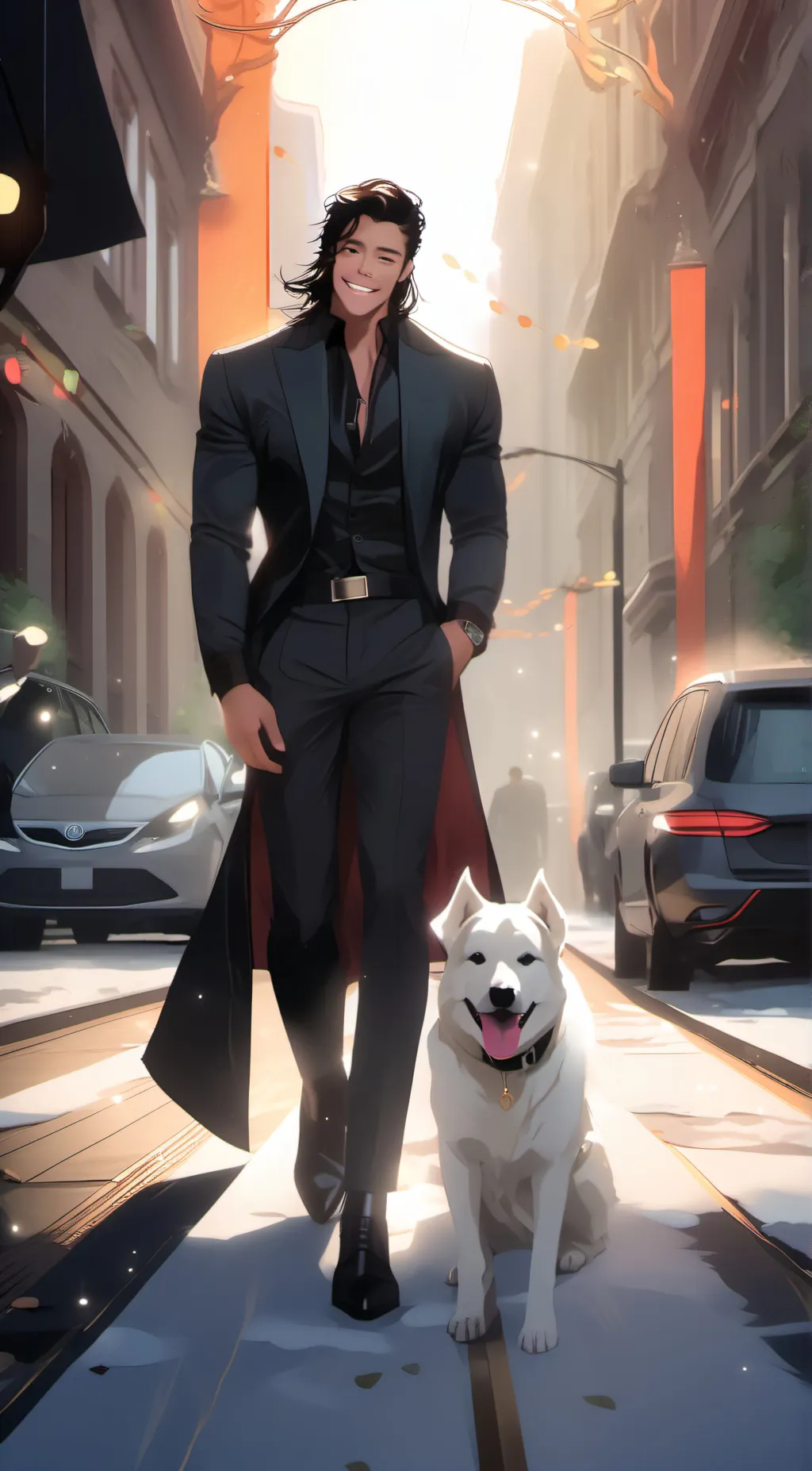 ai character: michael jackson  background