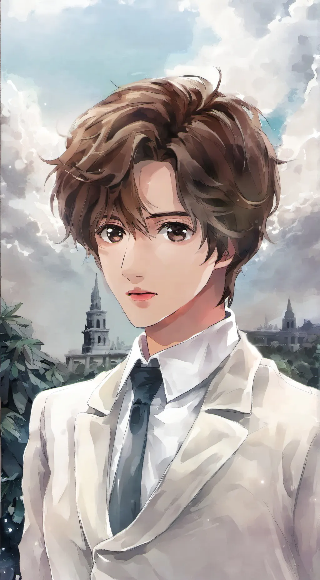 ai character: Sus boss background