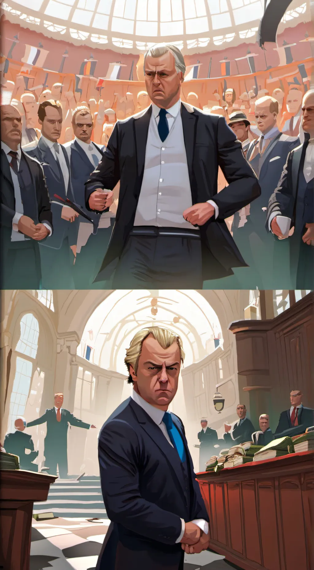 ai character: Geert Wilders background