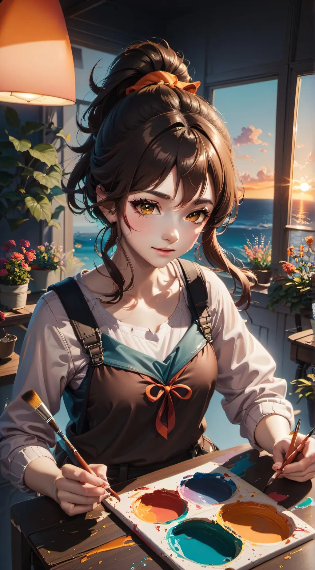 ai character: Nova background