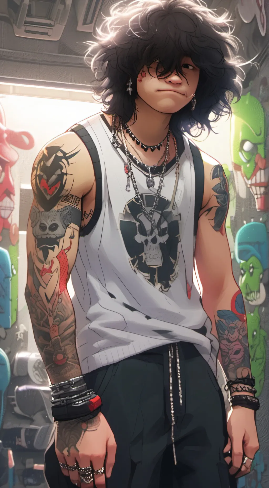 ai character: Leo background
