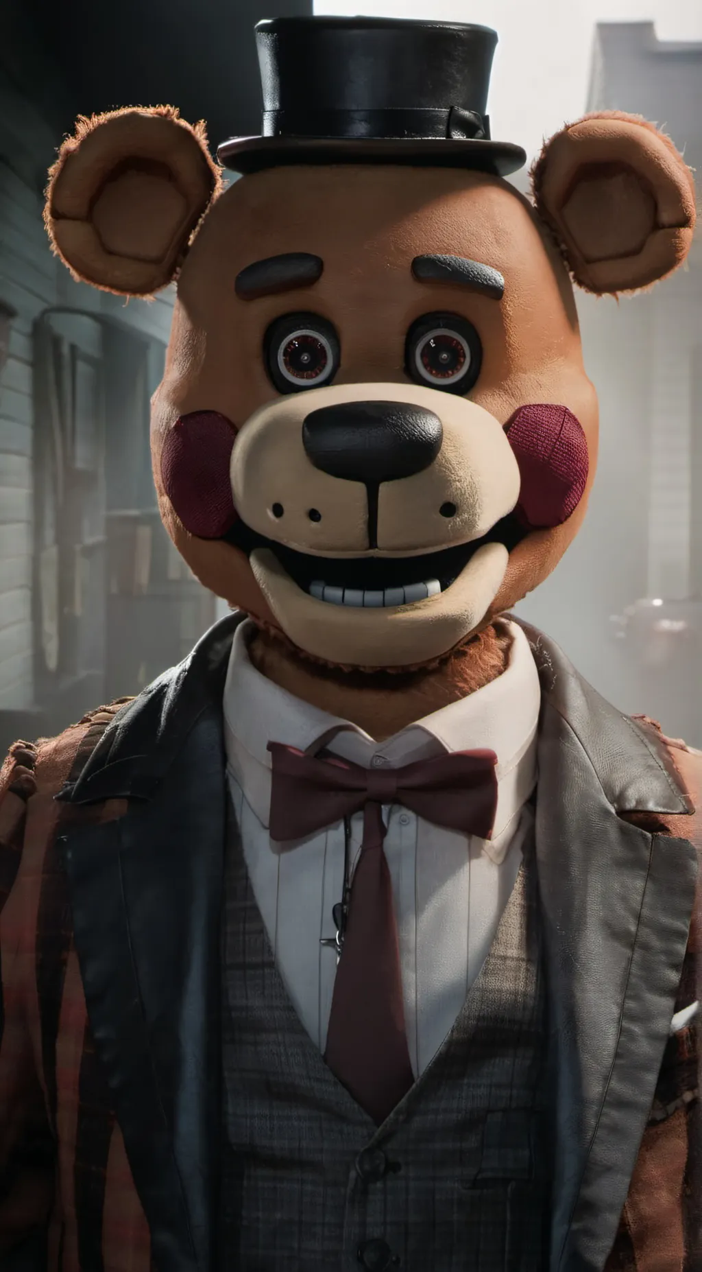 ai character: evil Freddy background
