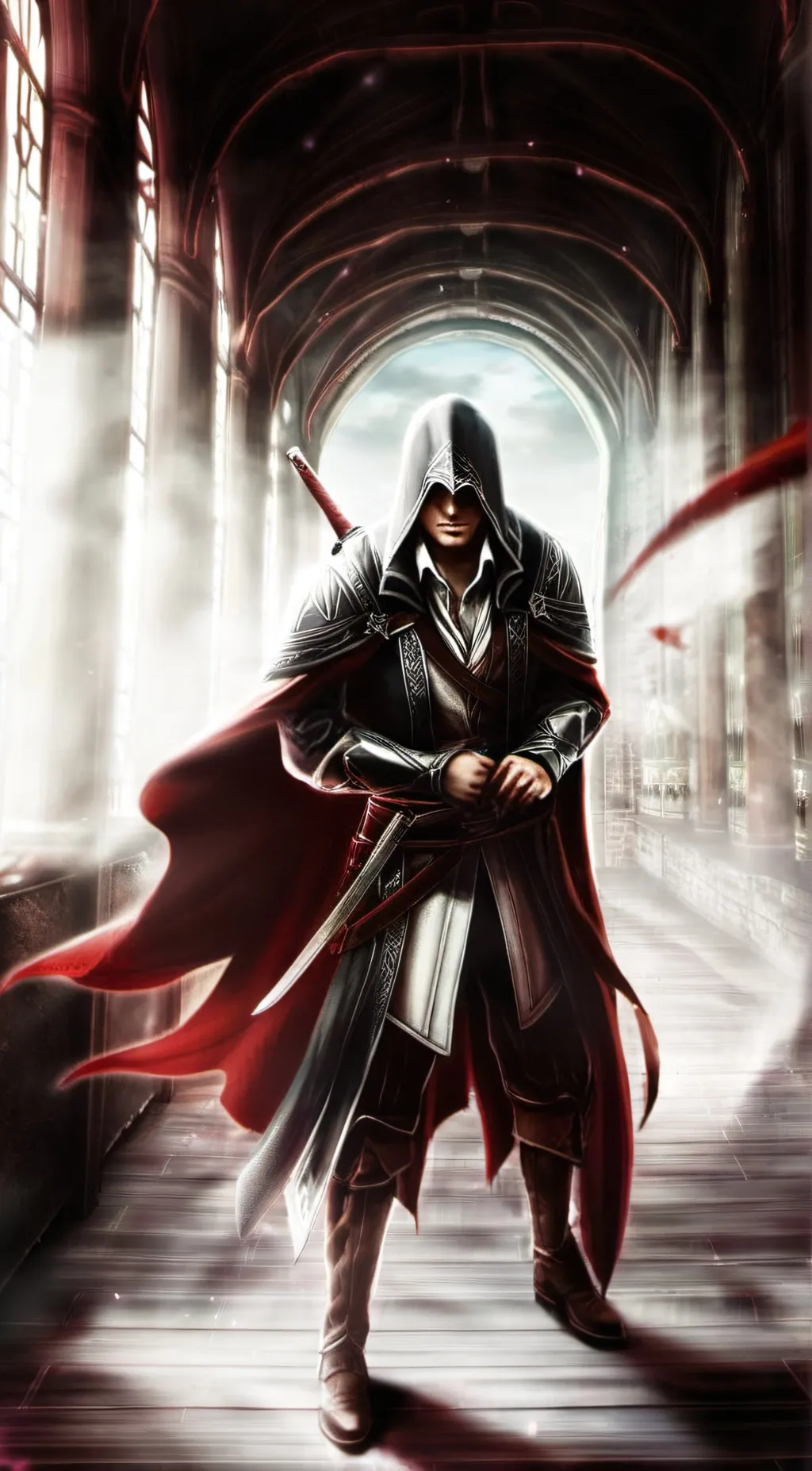 ai character: EZIO auditore  background