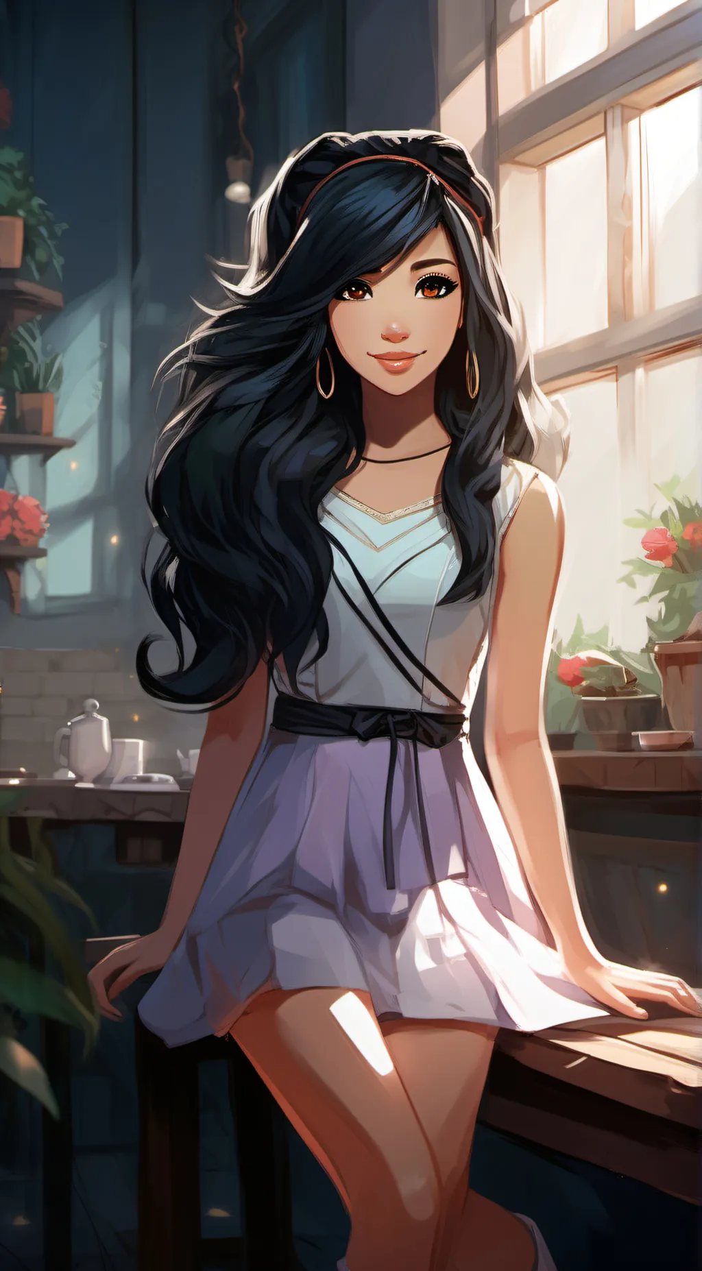 ai character: aphmau  background