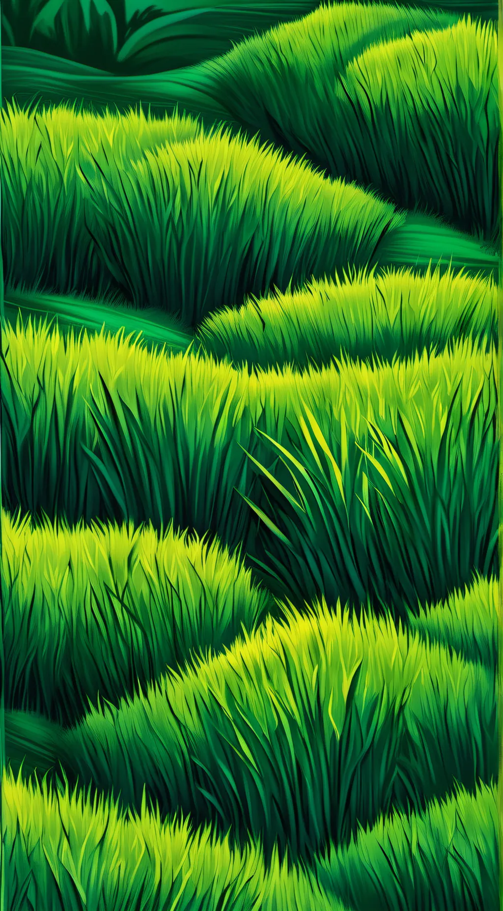 ai character: grass background