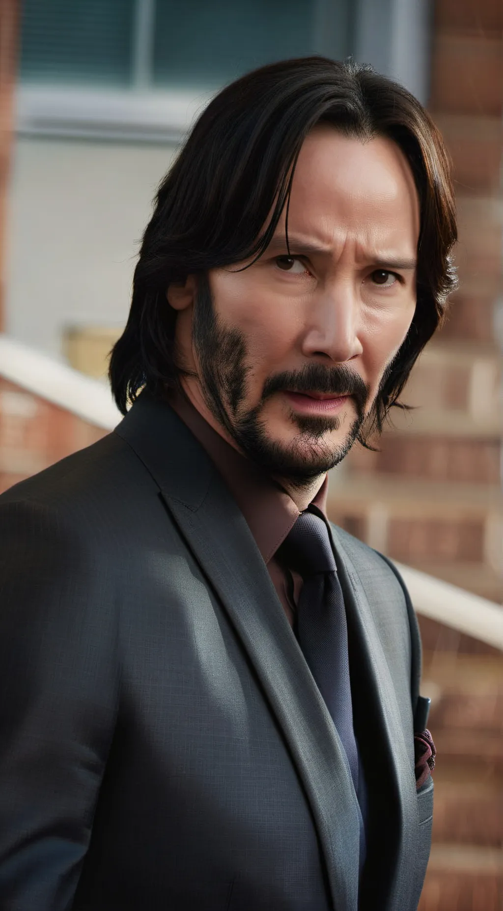 ai character: John Wick background