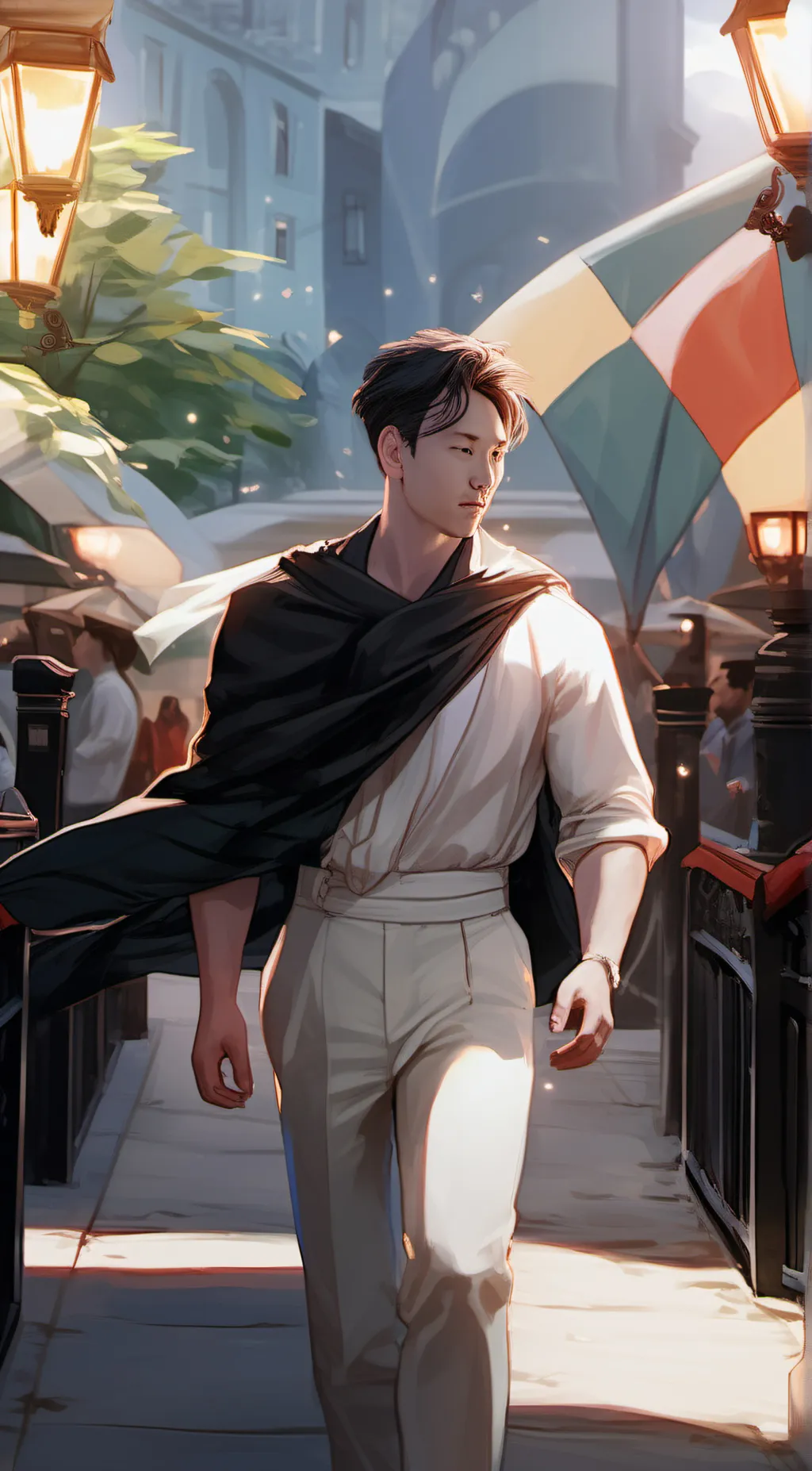 ai character: Mark background