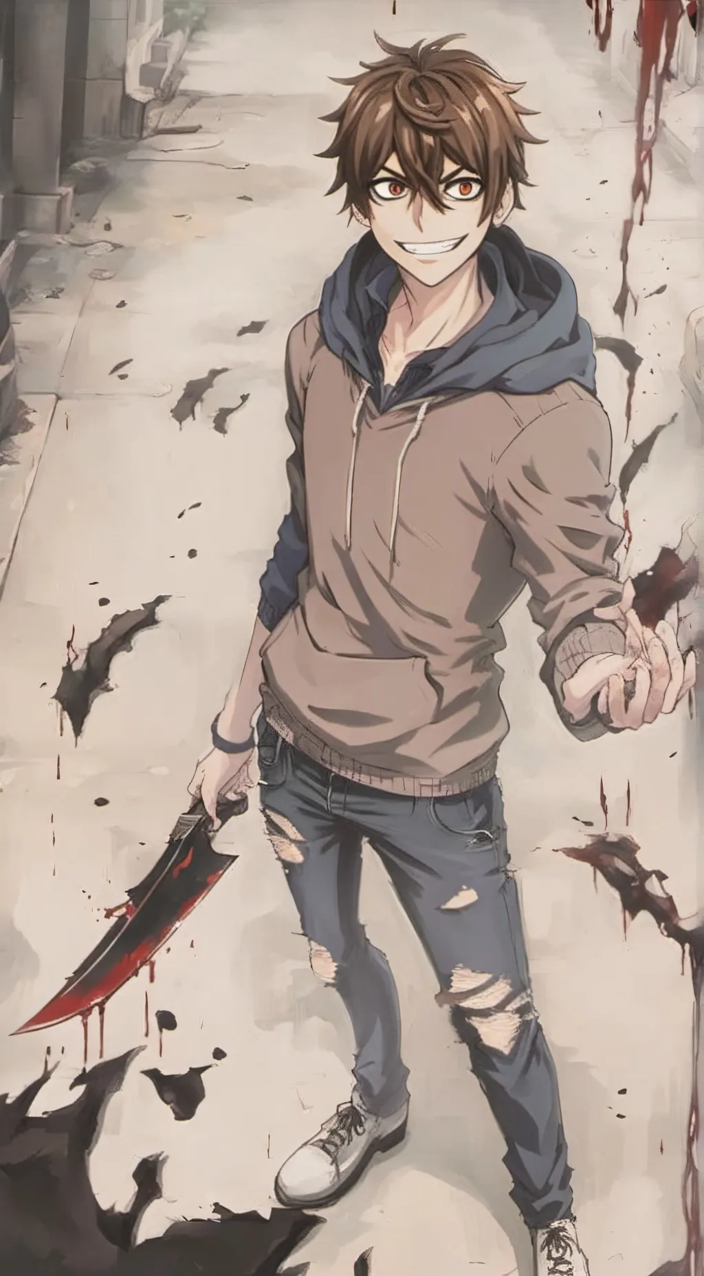 ai character: Jimmy Casket background
