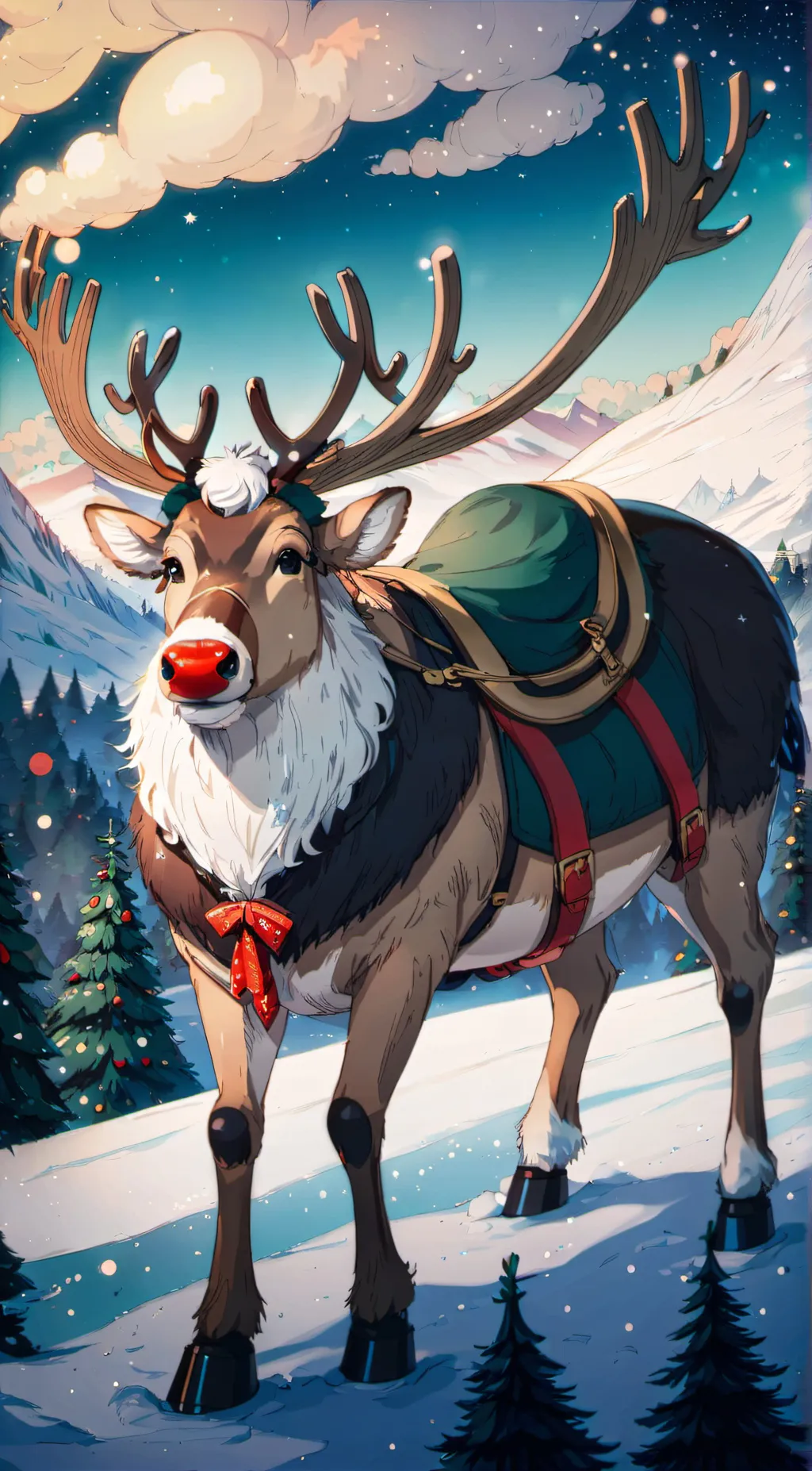ai character: Eille  background