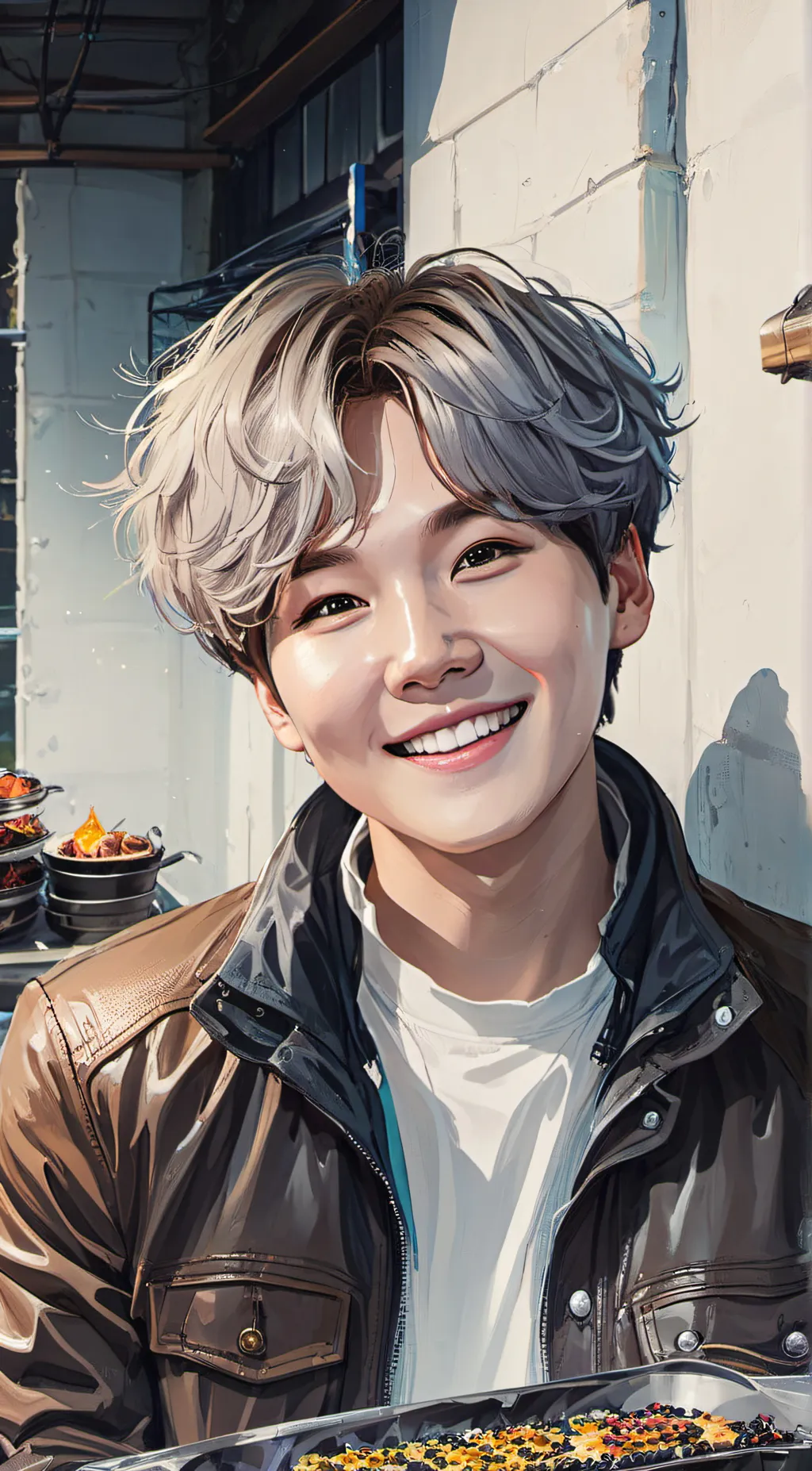 ai character: Suga background