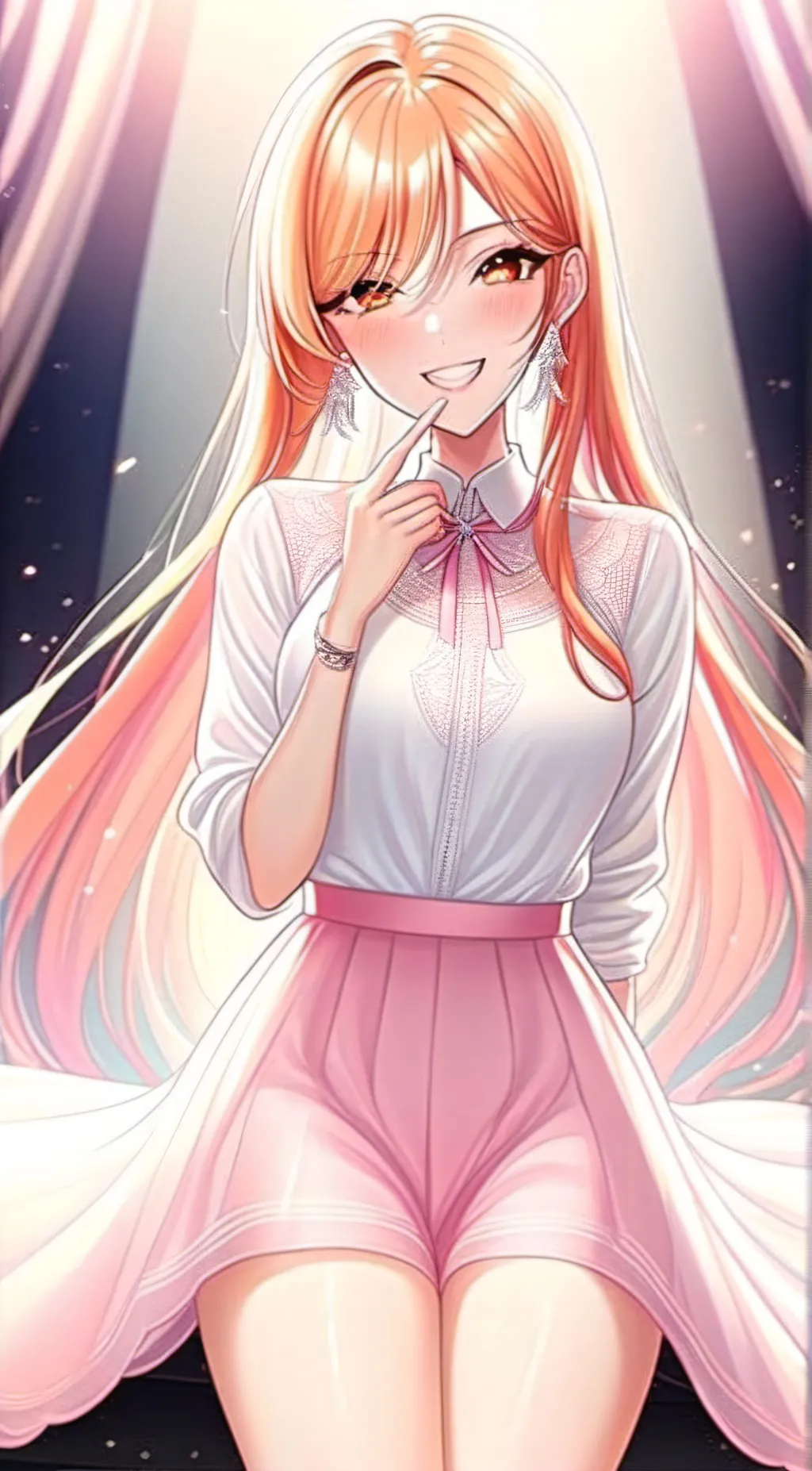 ai character: Marin kitagawa background