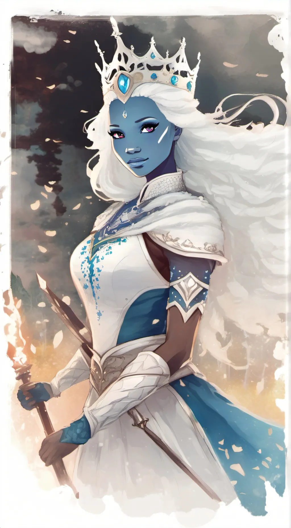 ai character: Aja tarron  background