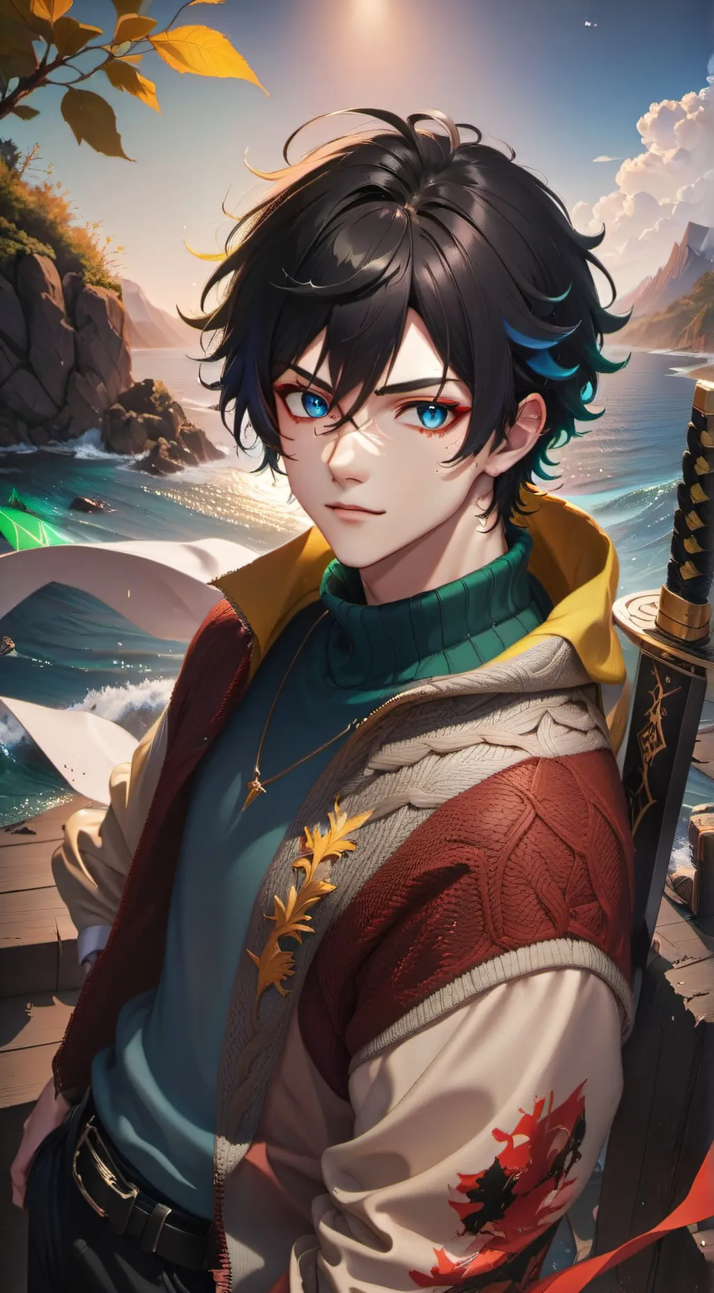 ai character: Giyuu Tomika background