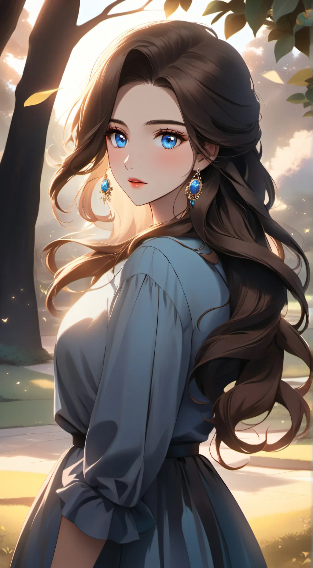 ai character: fweey background