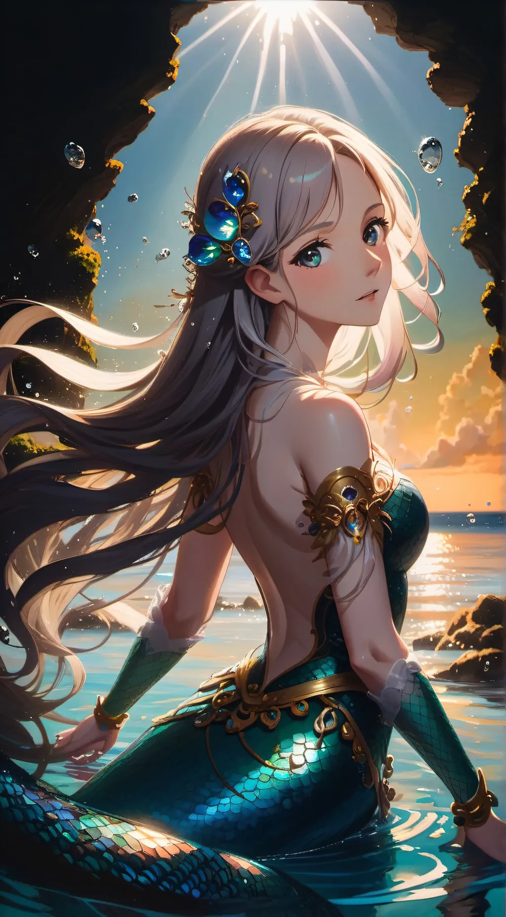 ai character: Aria background
