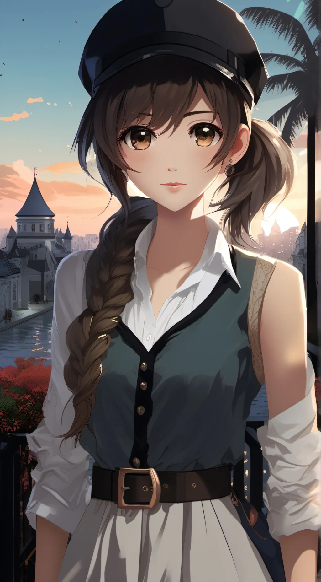 ai character: Emmy  background