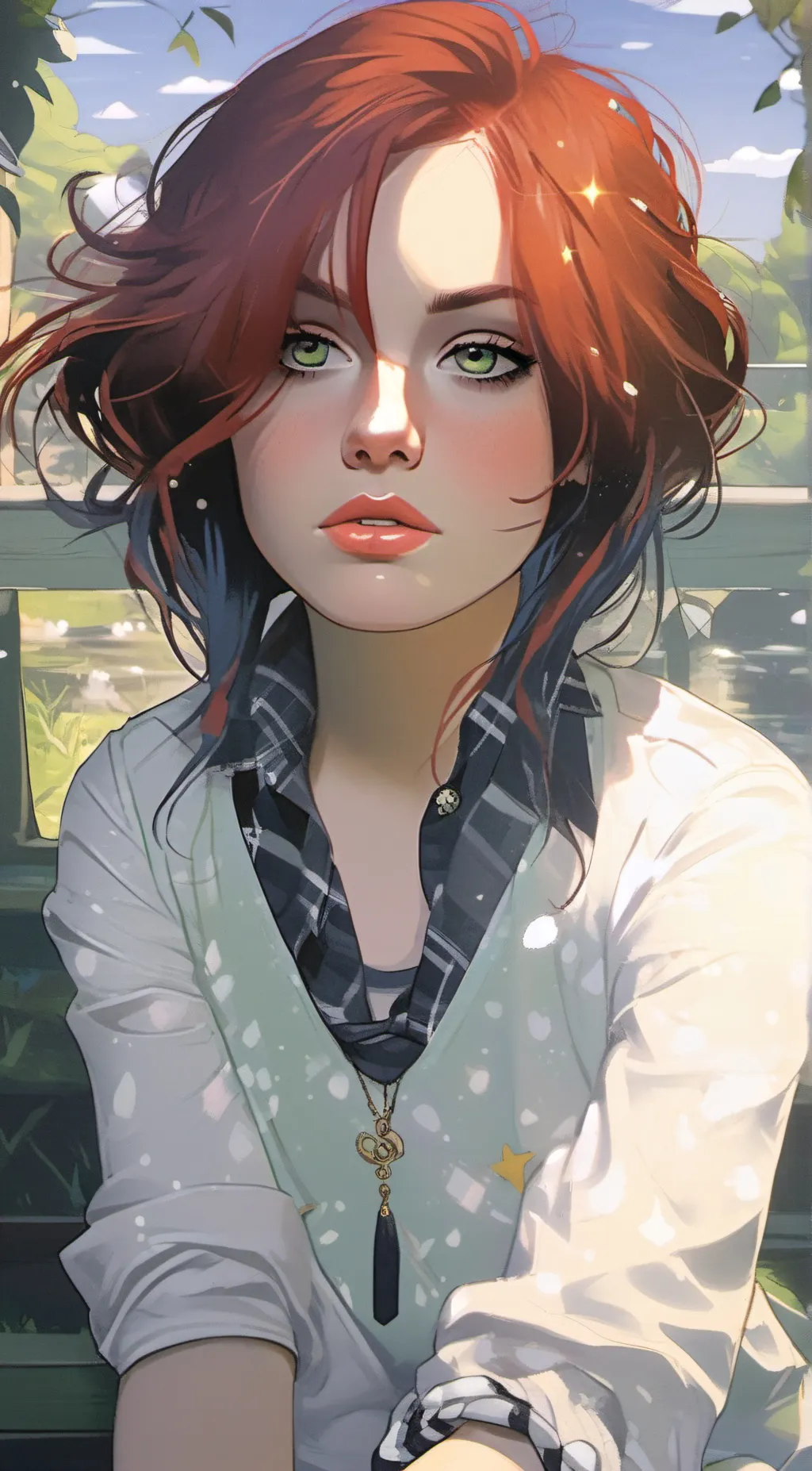 ai character: Nevcieah  background