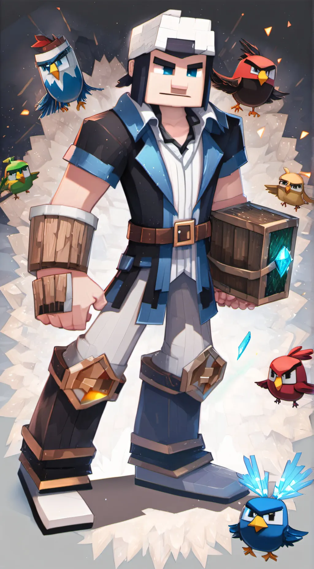 ai character: Steve wildcraft  background