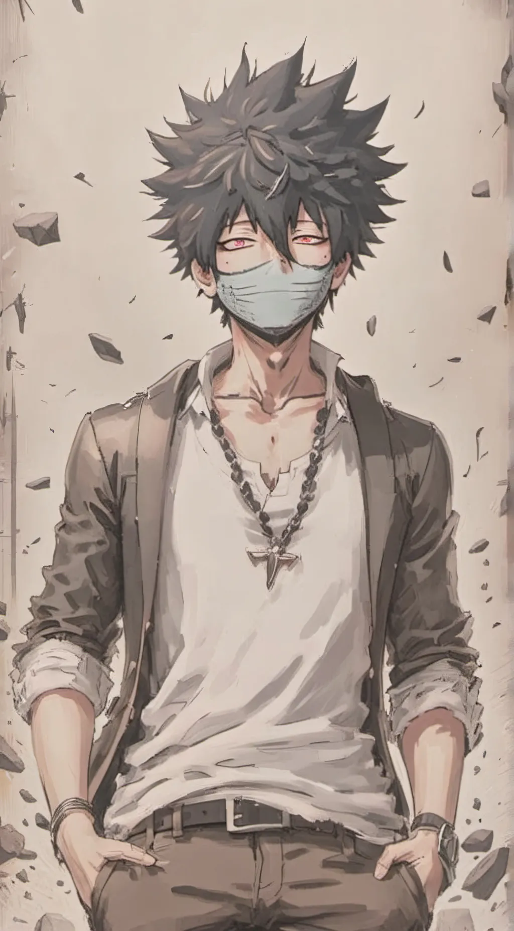 ai character: Dabi background