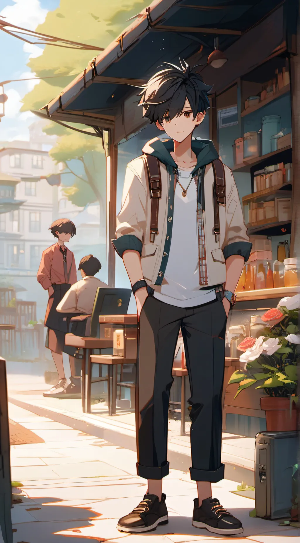 ai character: Alex background