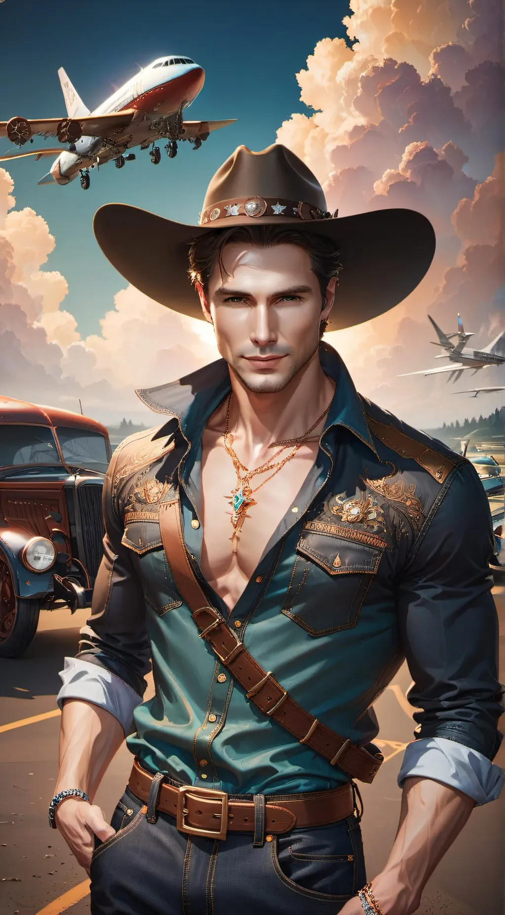 ai character: Aurelio casillas  background