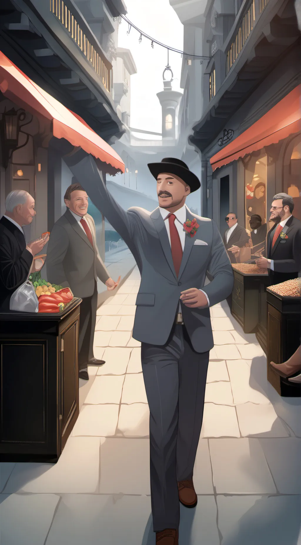 ai character: dad background