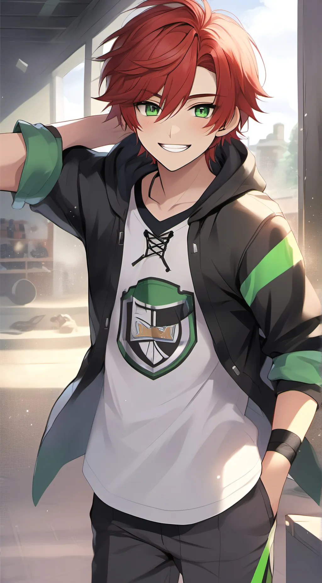ai character: Max background