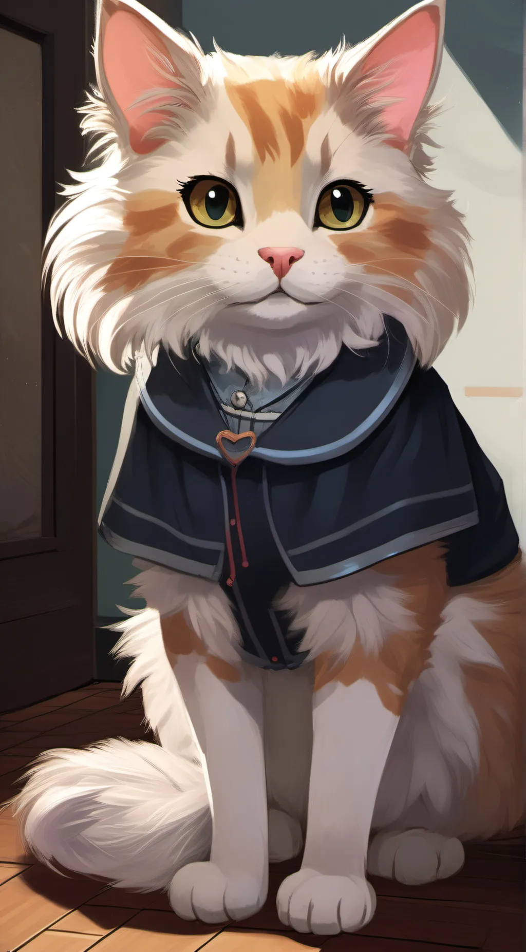 ai character: Amber  background