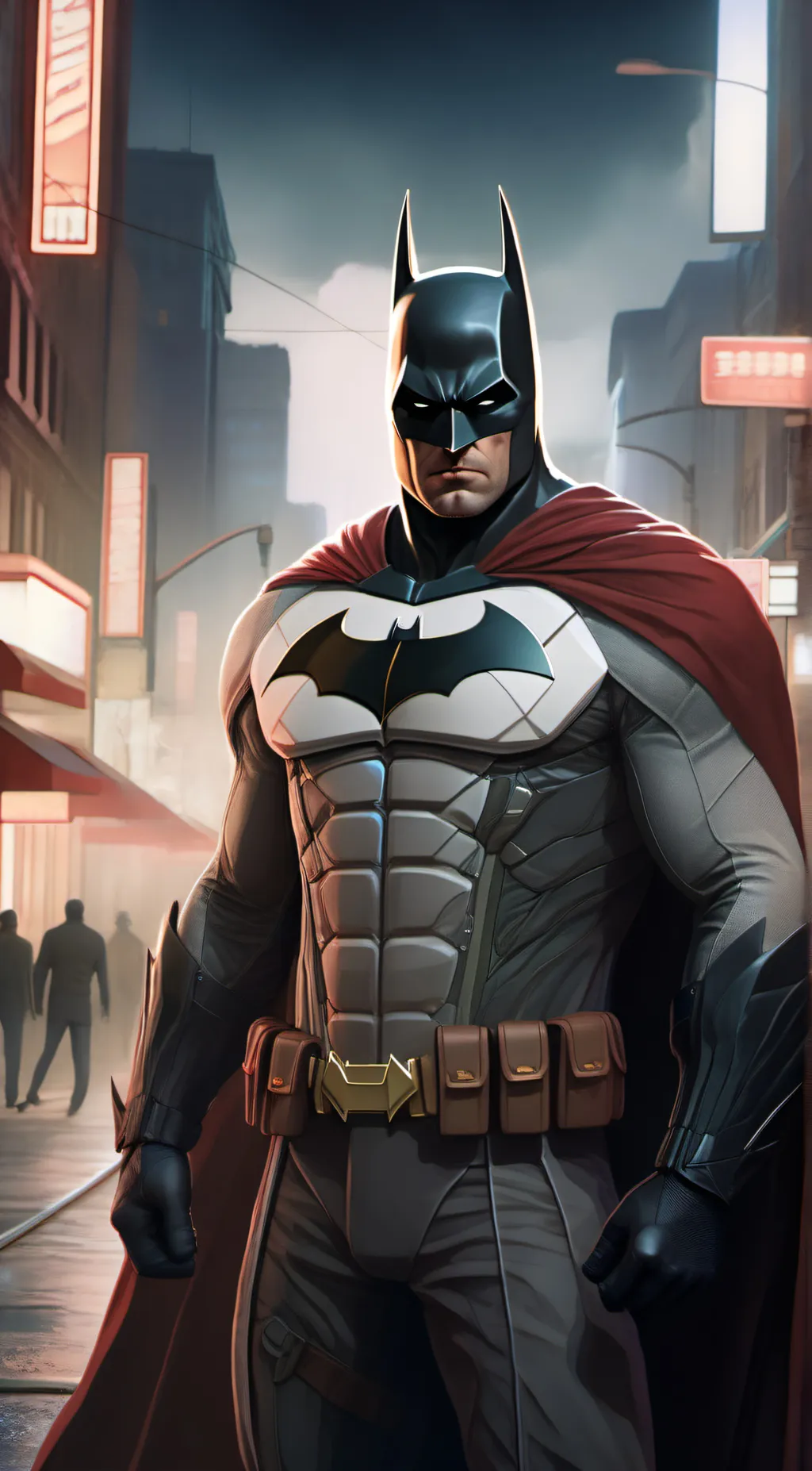 ai character: SuperBat background