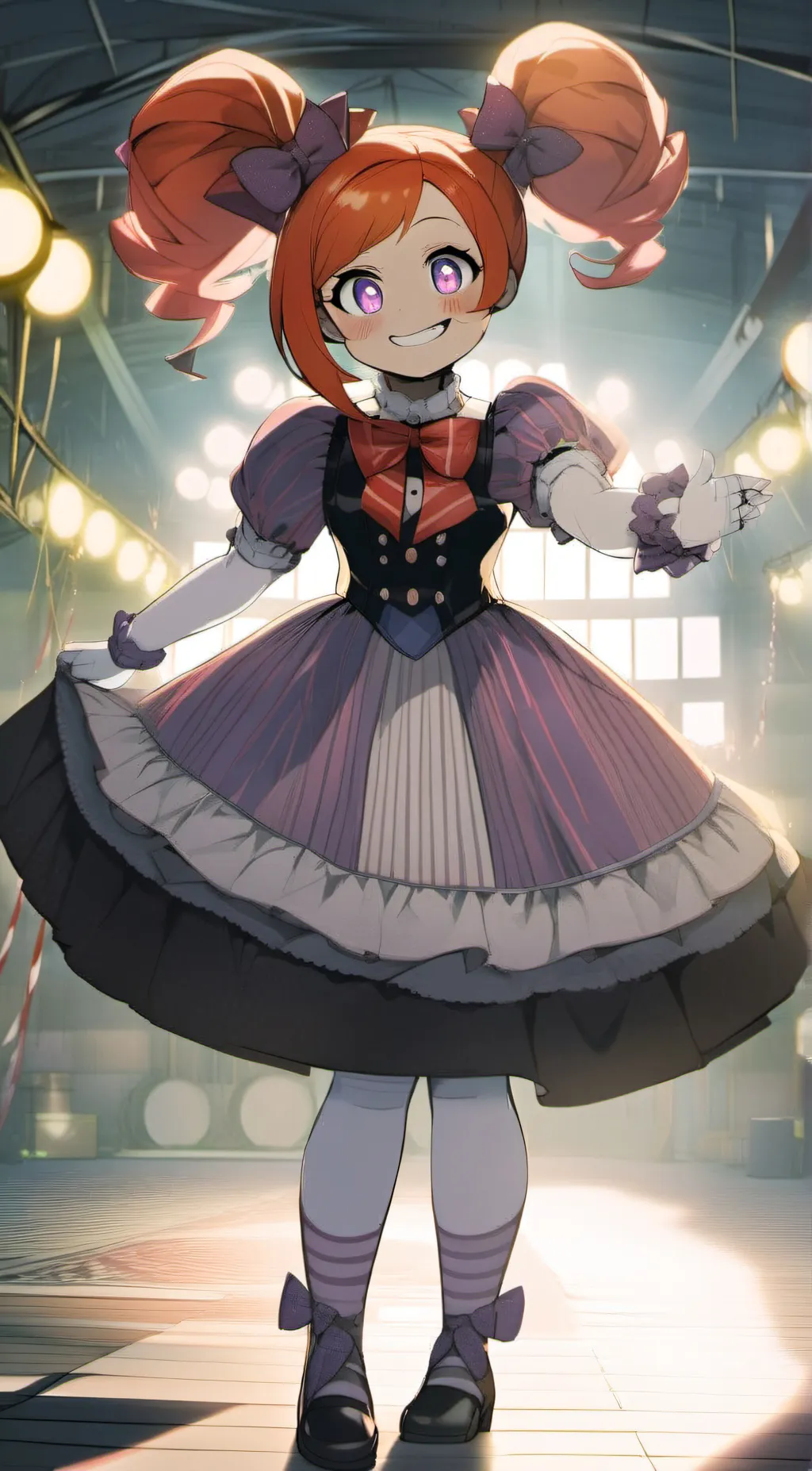 ai character: circus baby background