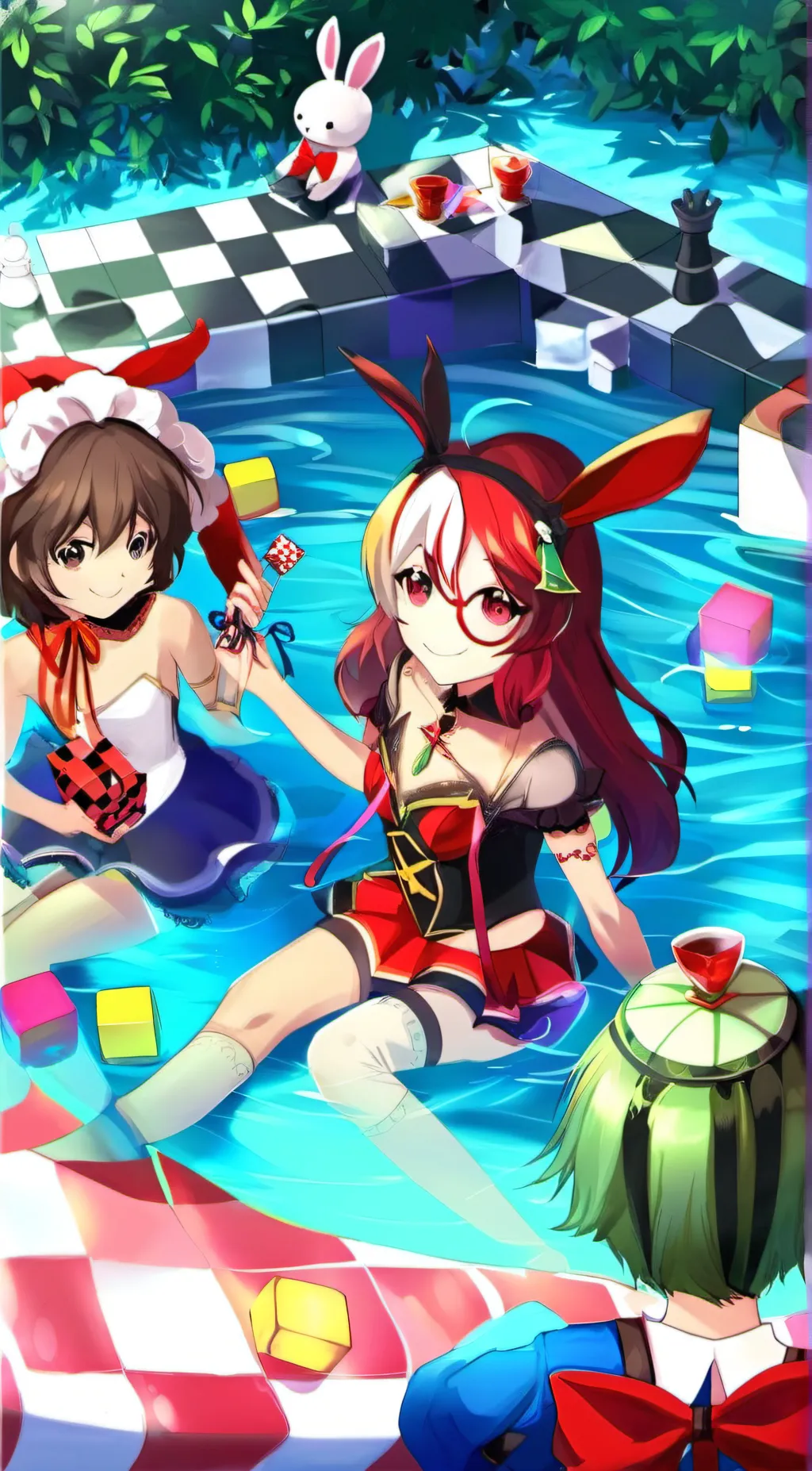ai character: TADC~ (pool party* background