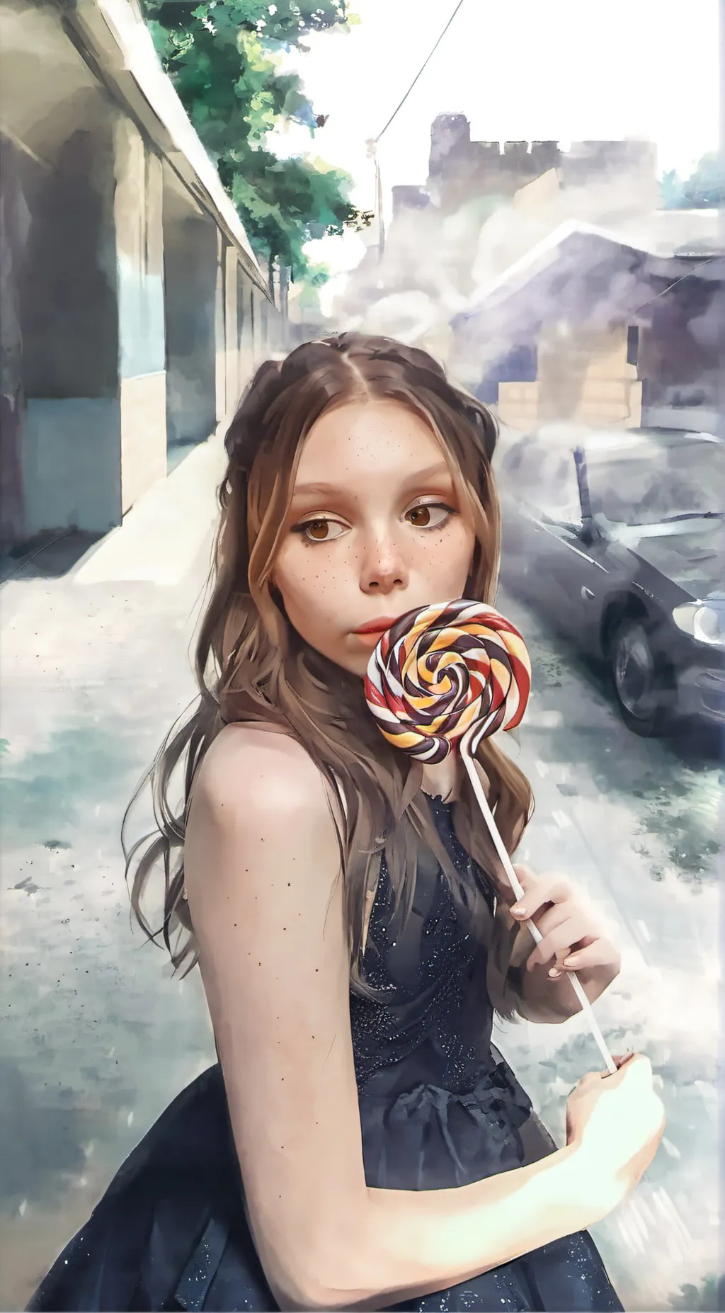 ai character: Bella background