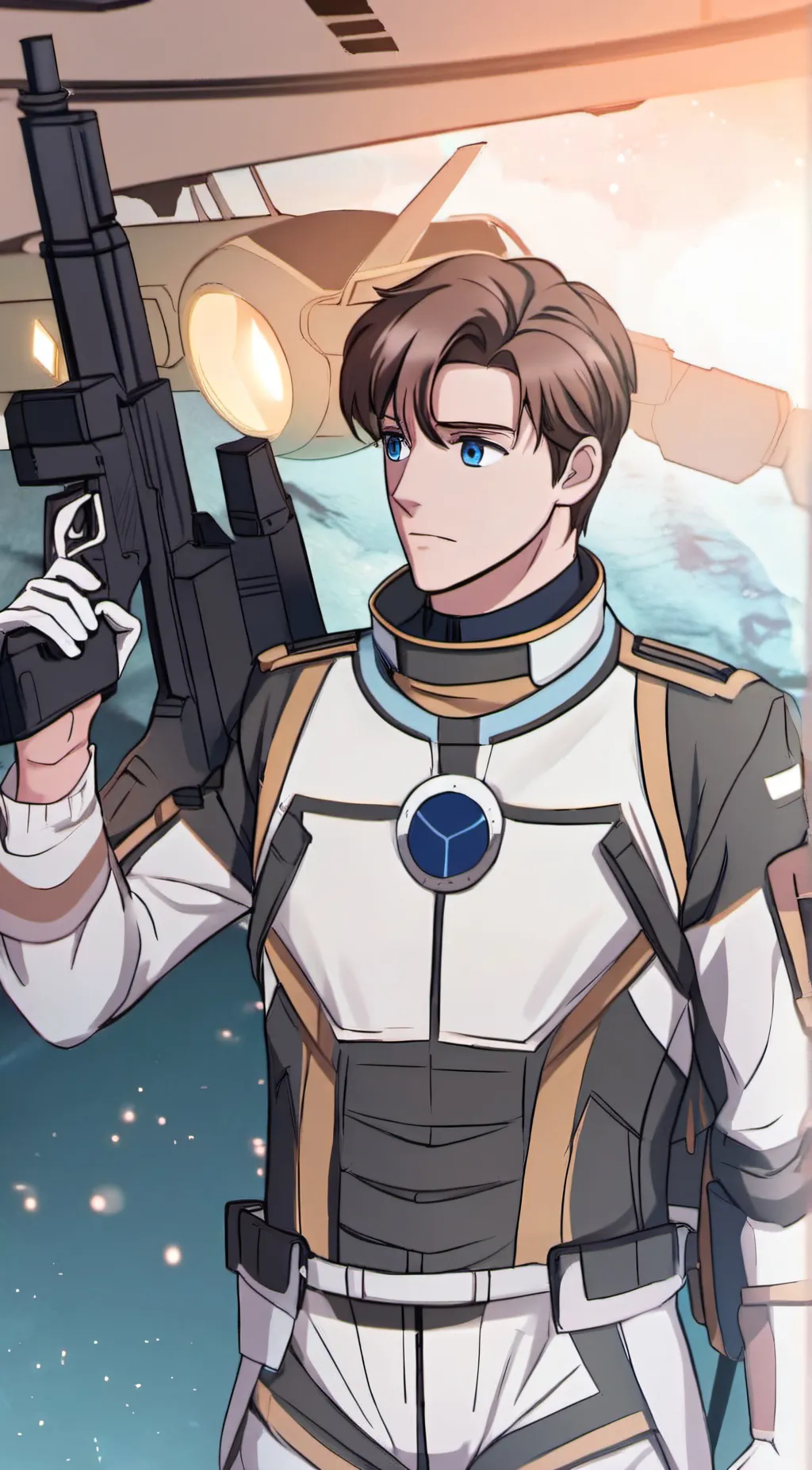 ai character: Rebel Adam Halt  background