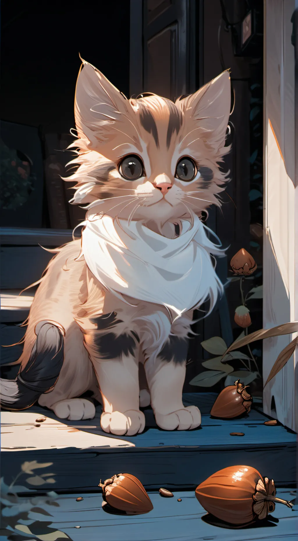 ai character: Acorn background