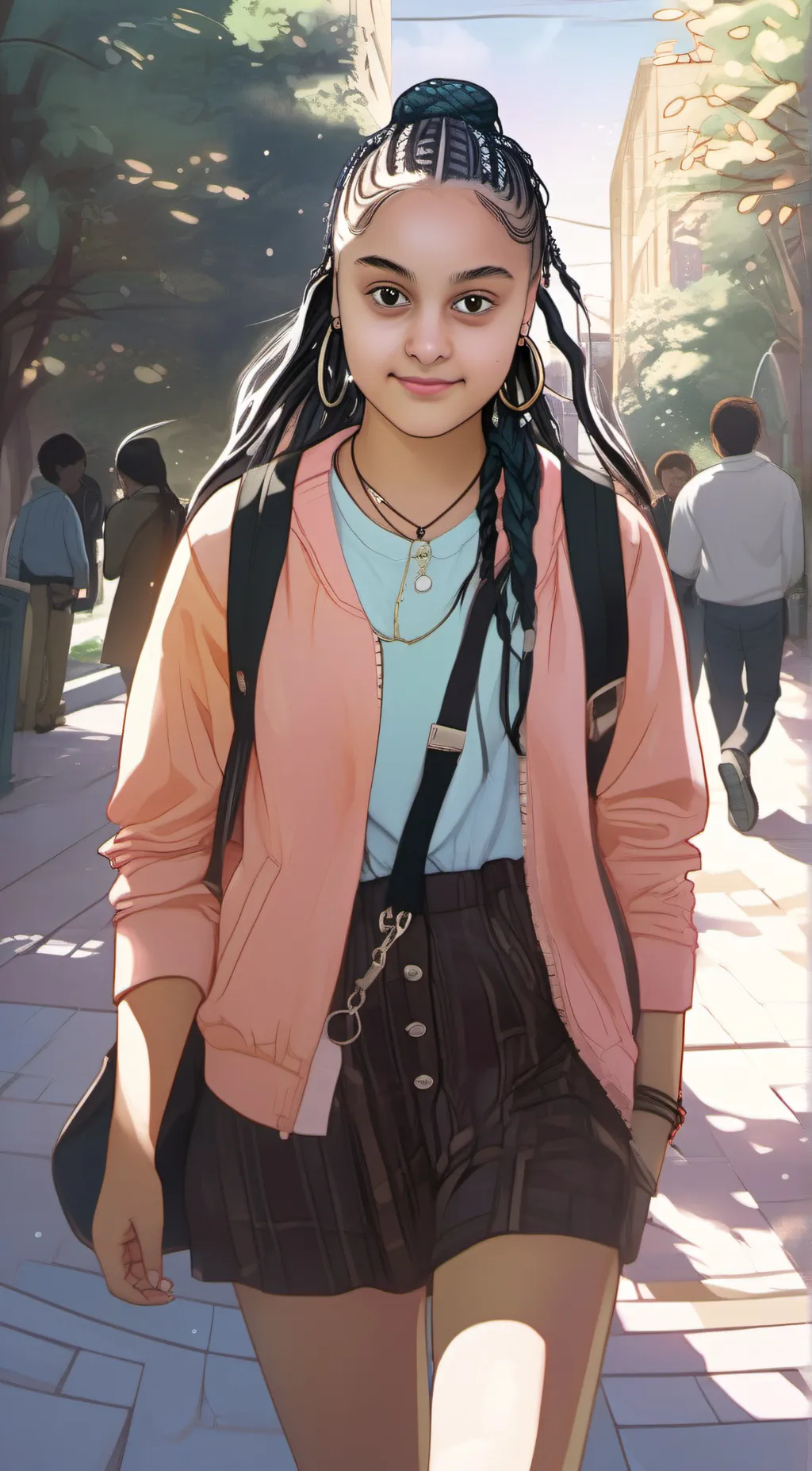 ai character: Lily  background