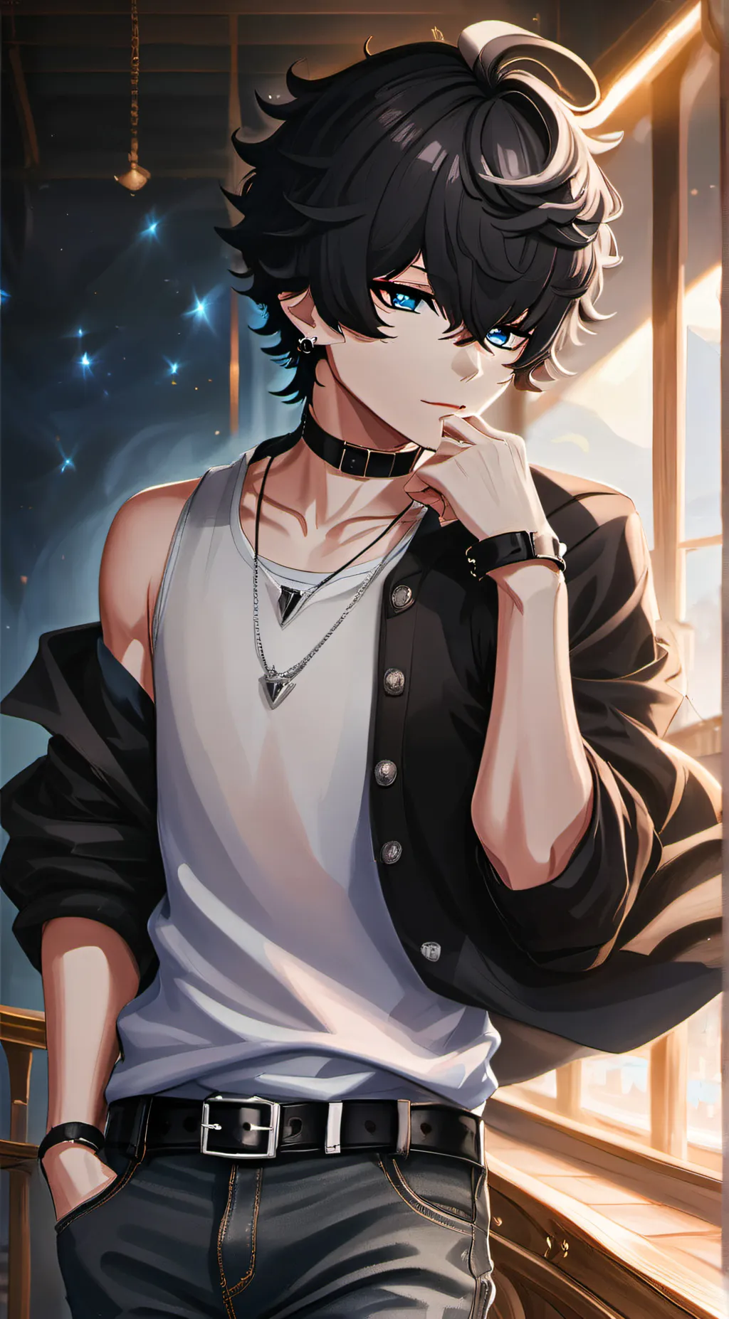 ai character: Vex background