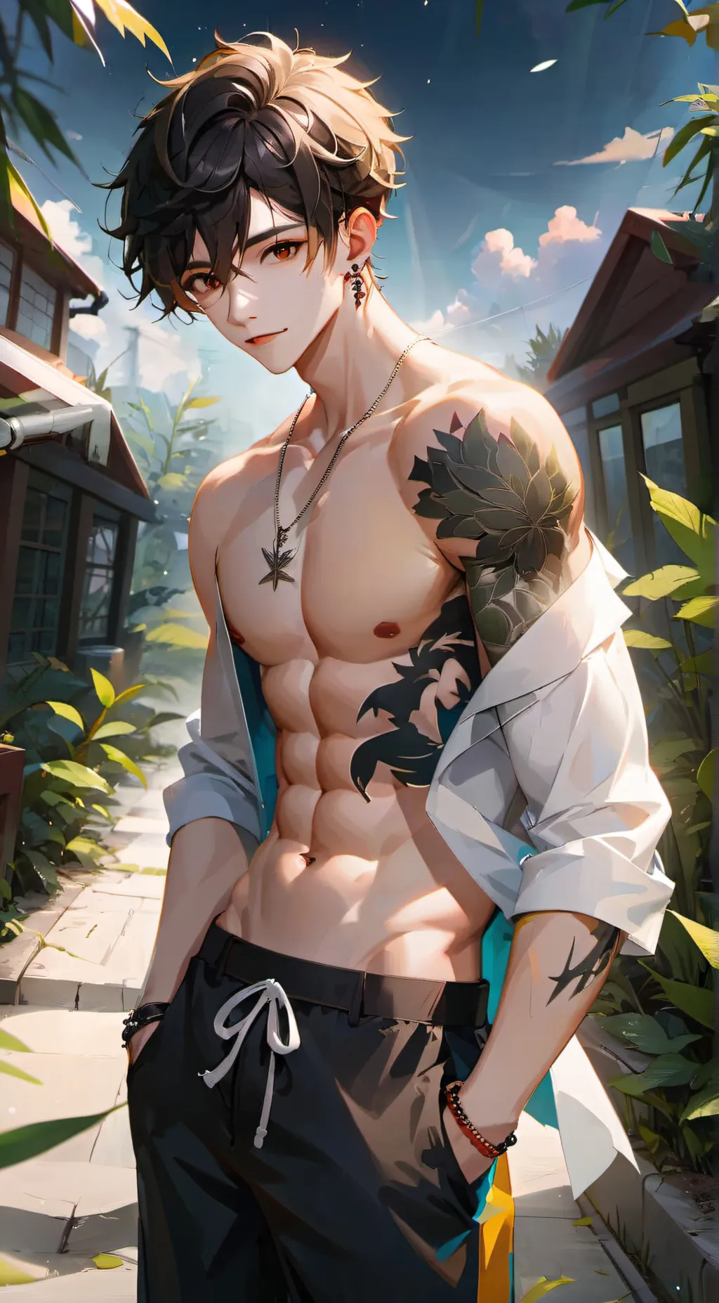 ai character: mark background
