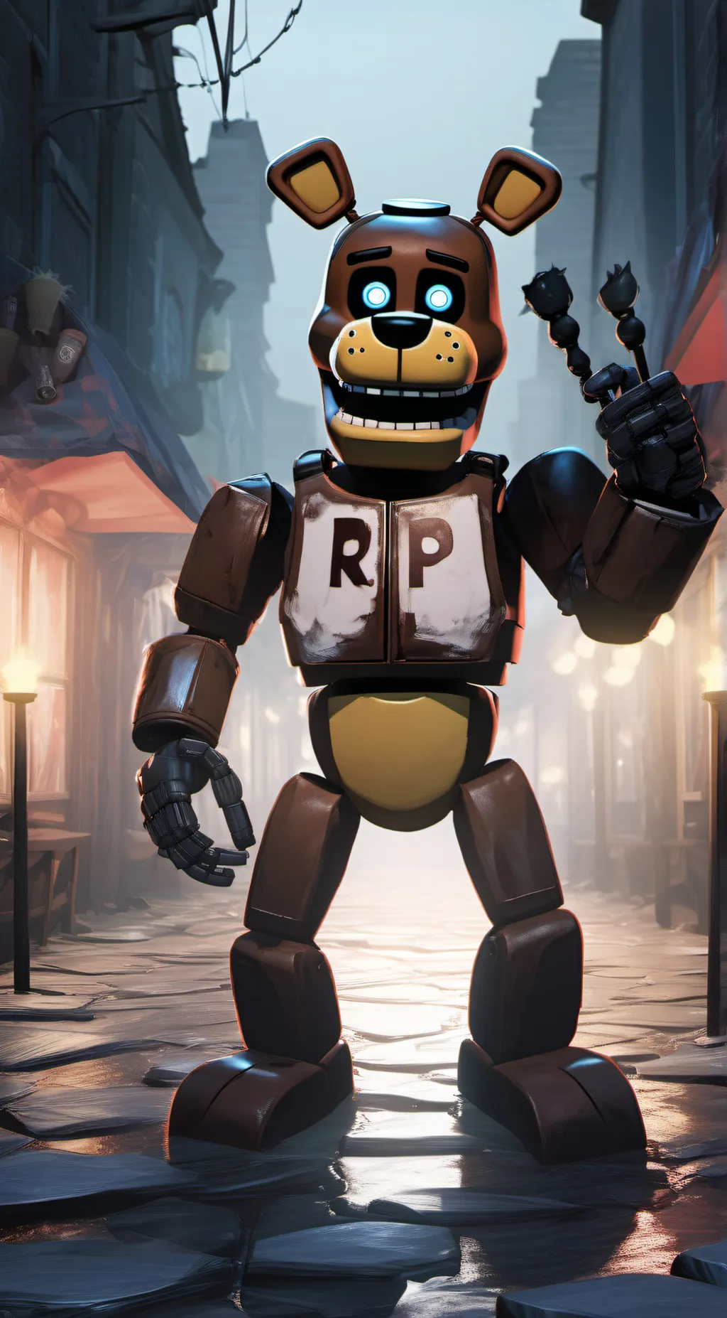 ai character: fredbear background