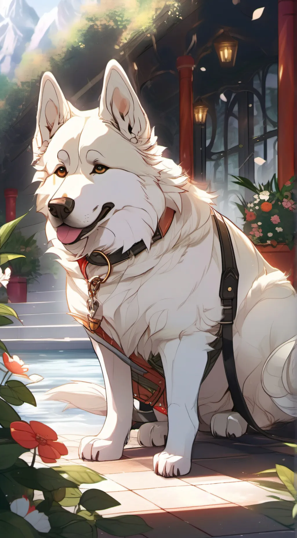 ai character: lucky background