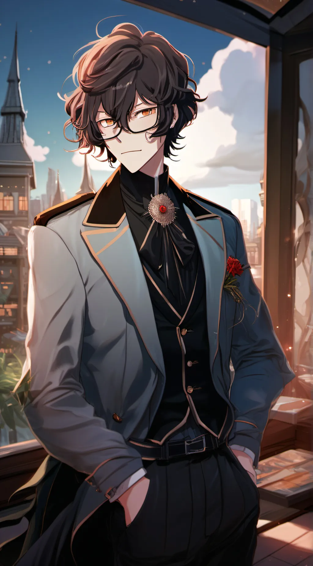 ai character: Teacher Dazai background