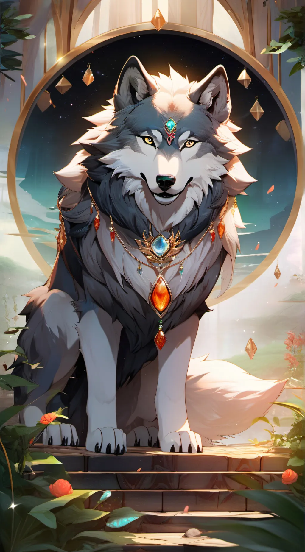 ai character: spinel background