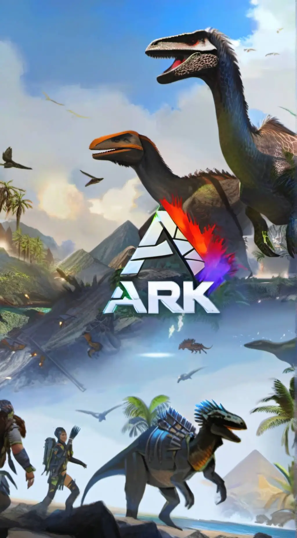 ai character: ark survival  background
