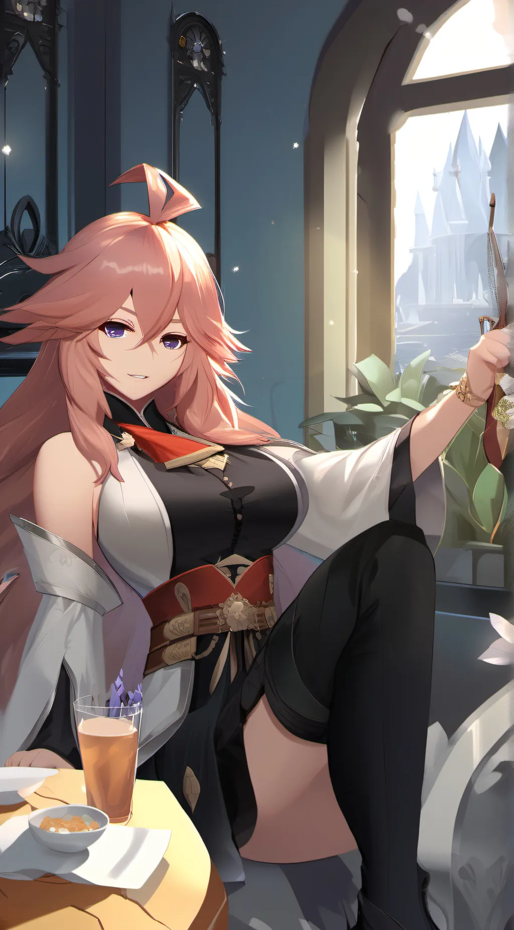 ai character: Yea Miko background